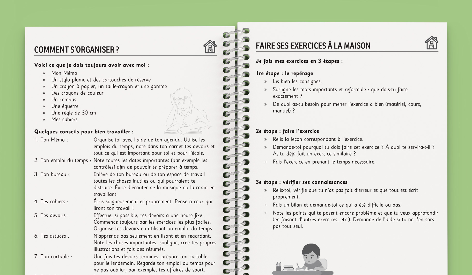 Examples de pages pédagogiques