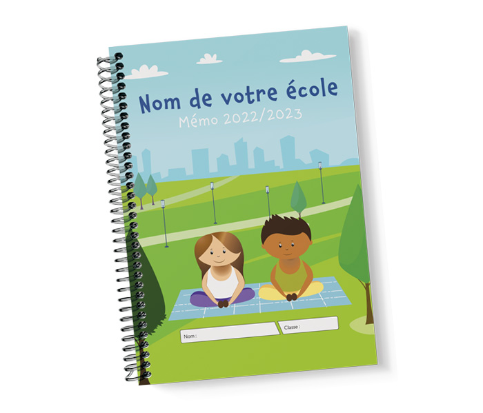 Agenda scolaire pour le primaire