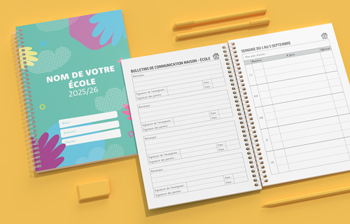 cahier de liaison personnalisé